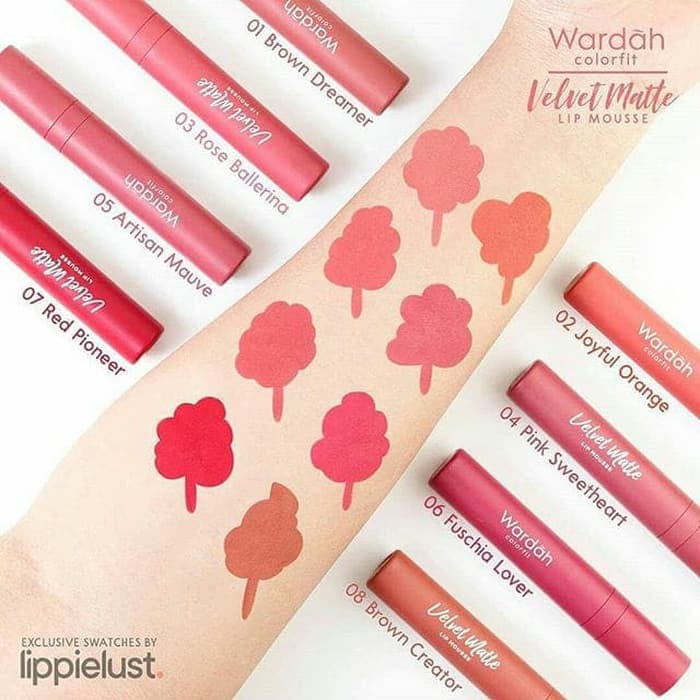 [TAMPIL CANTIK]  Lipstik Wardah Colorfit Velvet Matte Lip Mouse / LipCream  BURUAN DIORDER