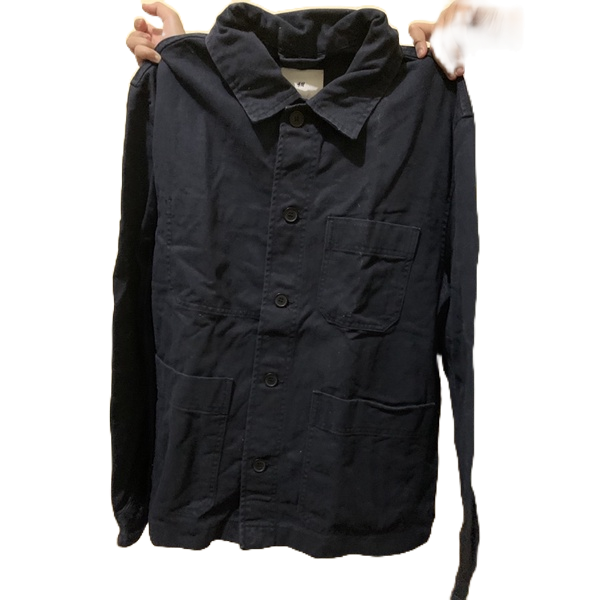 H&m denim jacket cotton twill