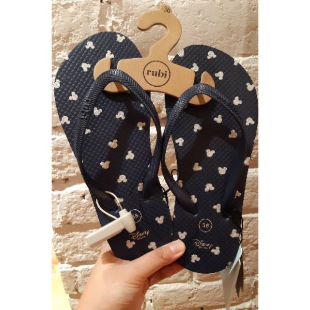DISNEY x RUBI MICKEY flip flop sandal jepit