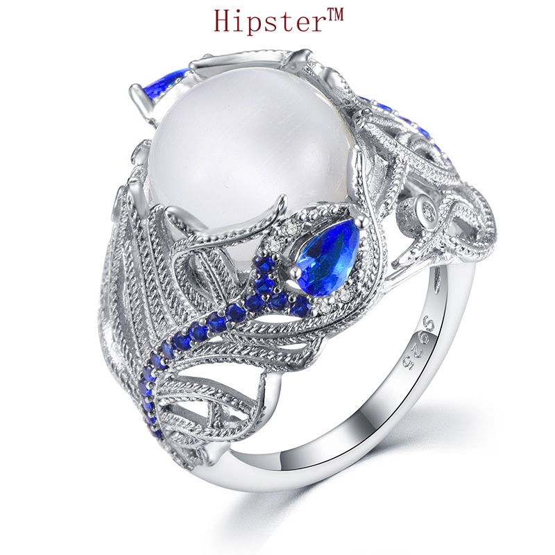 Blast hot sale fashion luxury set colored treasure ring