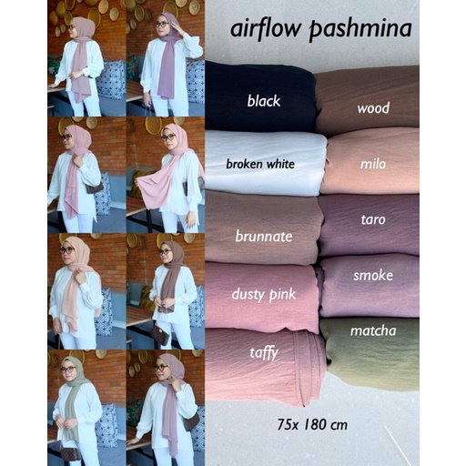 AIRFLOW SHAWL // PASHMINA AIRFLOW