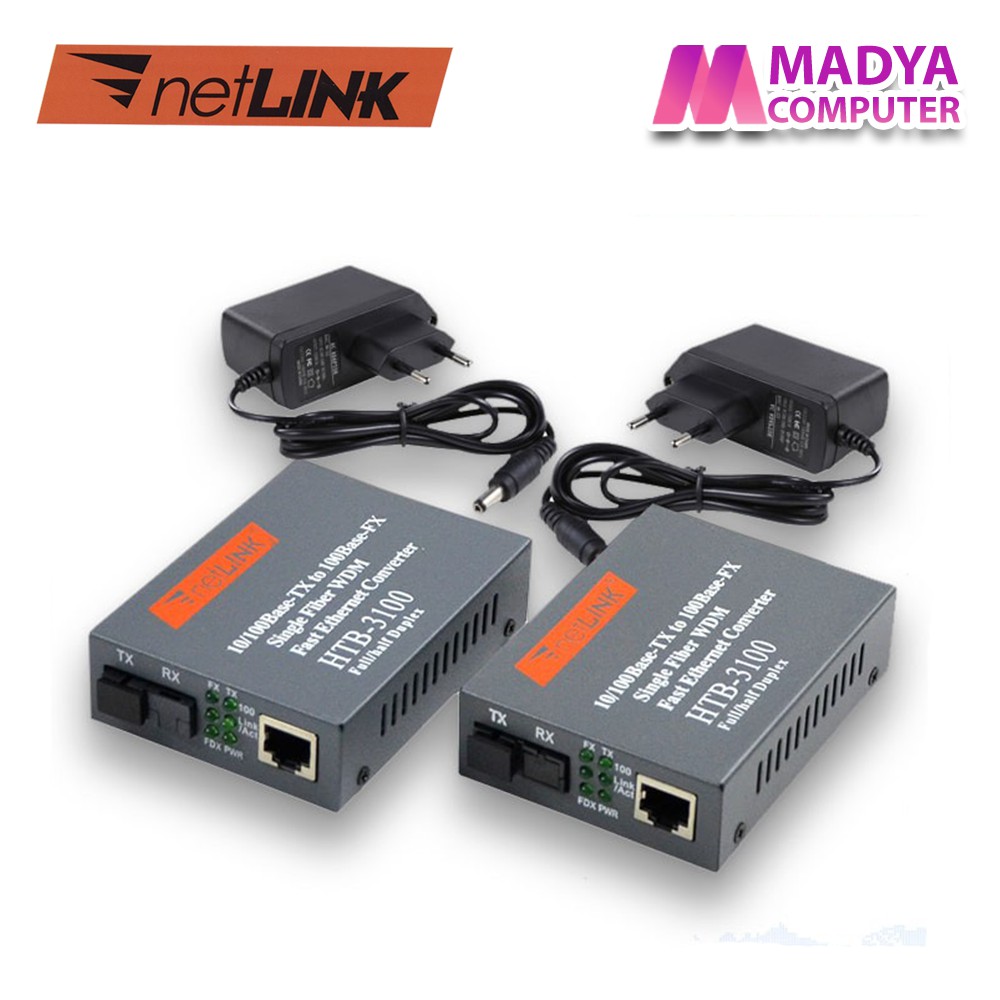 Fiber Optic Device netLINK HTB-3100 - 1 Pasang