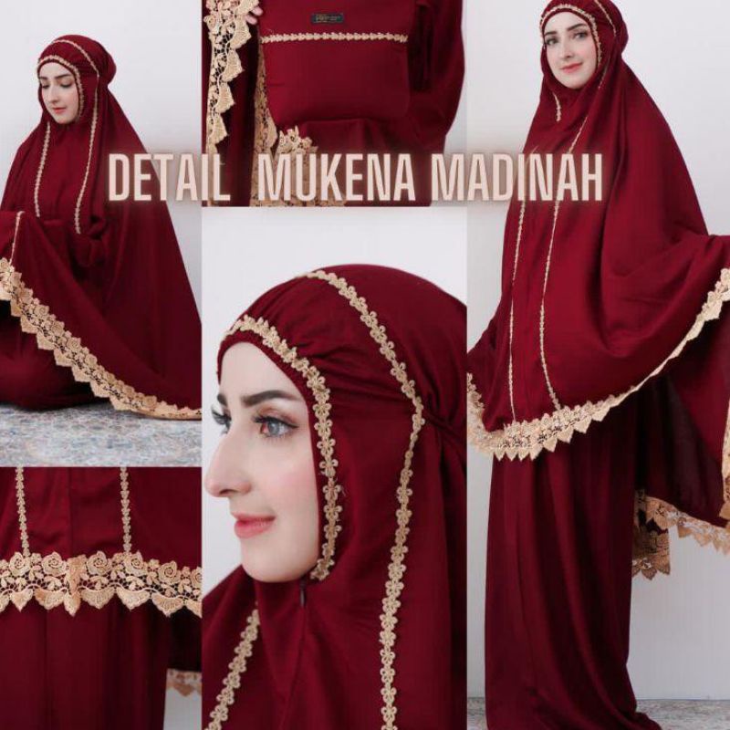 ORI DLUSIA MUKENA MADINAH mukena arab india dubai turki jumbo adem