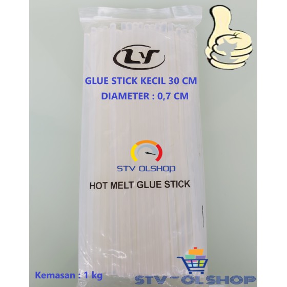 Glue Stick Kecil 1 kg / Glue Stik Bening / Lem Stik Kecil