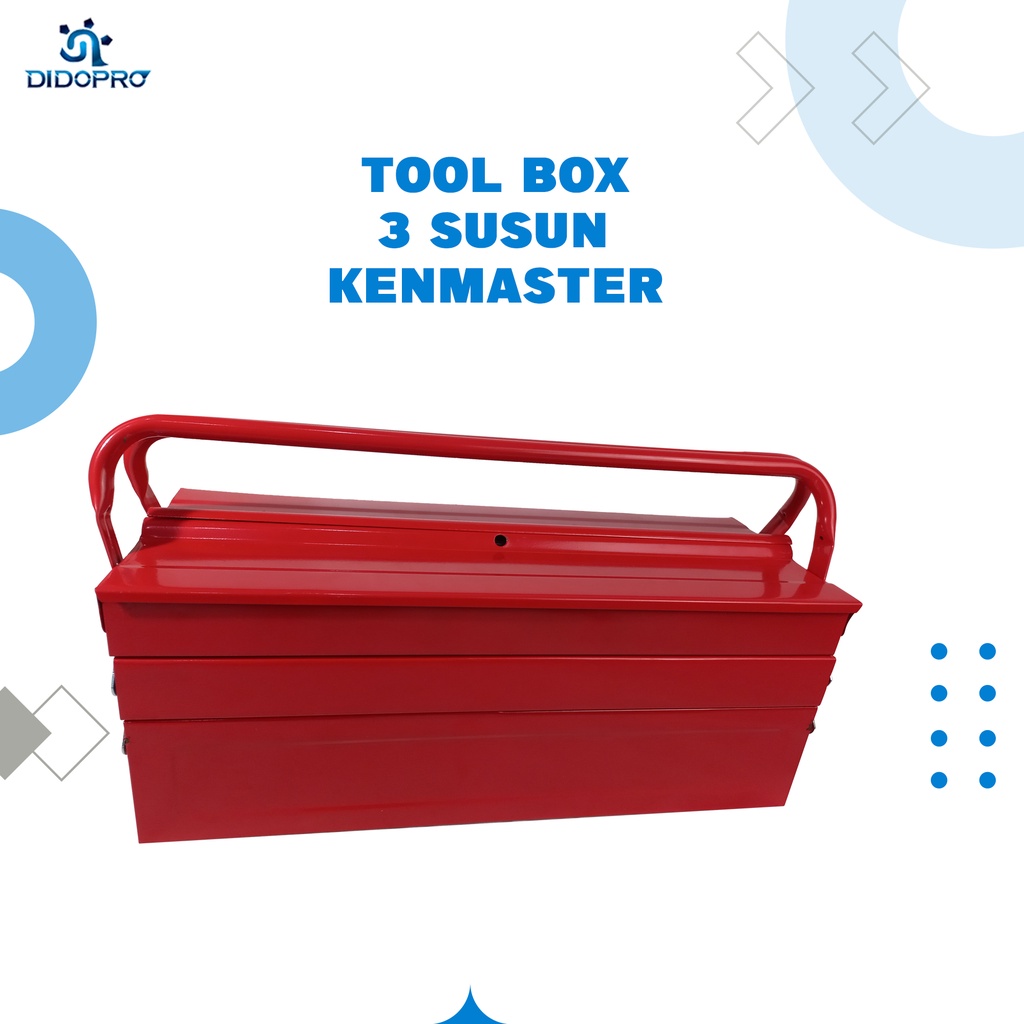 Toolbox Besi 3 Susun Tool Box Besi / Kotak Peralatan