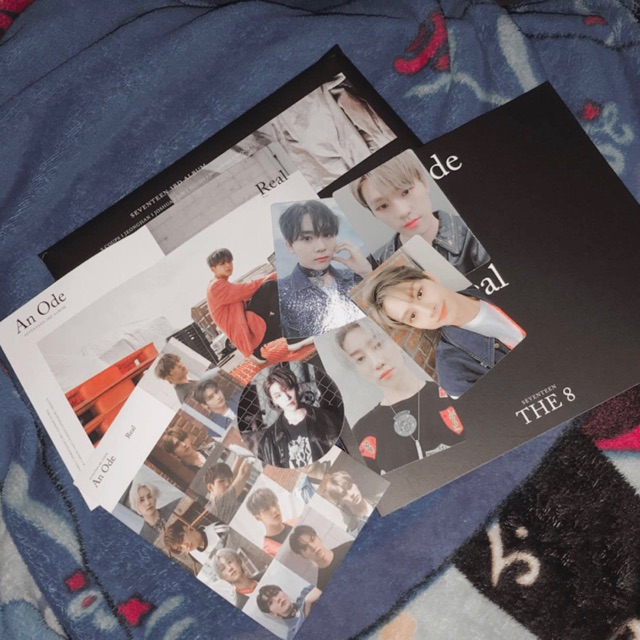 [sharing] SEVENTEEN - An Ode Real Ver. PHOTOCARD JUN/THE8/DINO/SEUNGKWAN MINI POSTER MINGYU