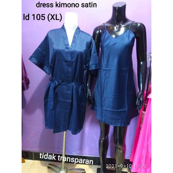 dress kimono satin import