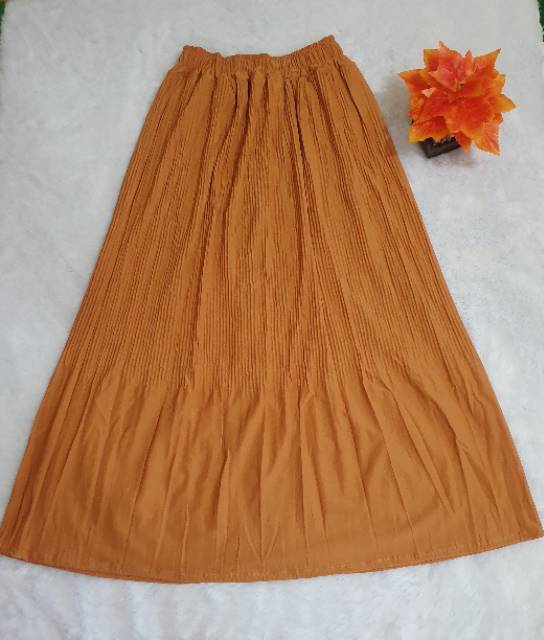 Rok Plisket Dewasa Premium Bahan Mouscrep