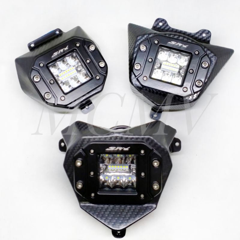 LAMPU SOROT REFLEKTOR / HEADLAMP DEPAN LED CRF KLX BF CARBON SRX CRF150 KLX150 150 BF