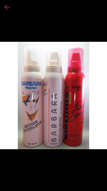 Barbara walden Hair mousse extra strong dan coinfante