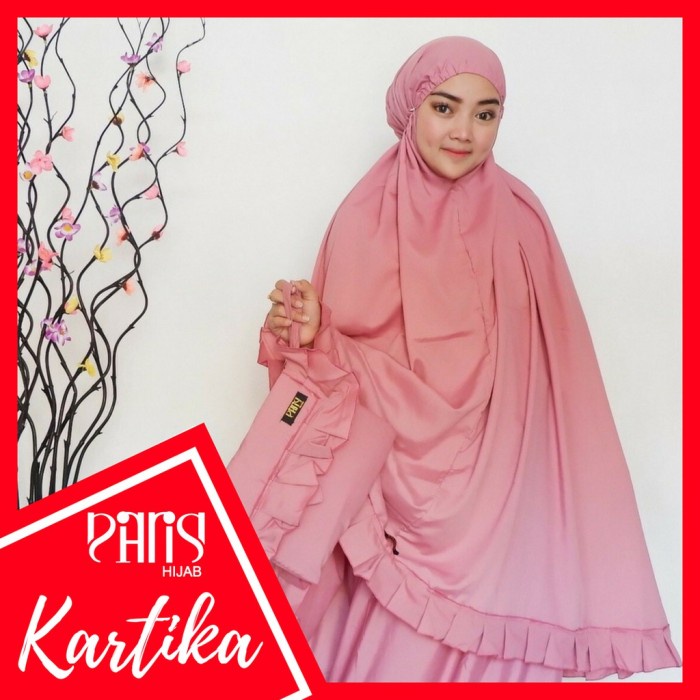 MUKENA- PARISKU MUKENA KARTIKA - MUKENA COUPLE IBU DAN ANAK PUTIH POLOS - ANAK -MUKENA.