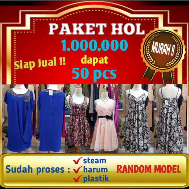 PAKET USAHA HOL. Dress Wanita