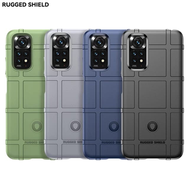 REDMI NOTE 11 / NOTE 11 PRO 4G 5G RUGGED SHIELD MILITARY PREMIUM CASE COVER SOFTCASE SILICONE SOFT CASE - REDMI NOTE 11