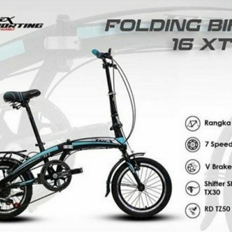 Sepeda Lipat 16 Inch Trex XT-7