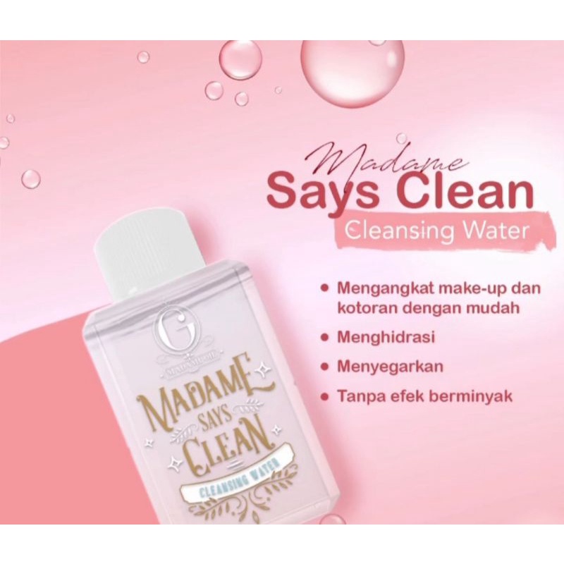 MADAM GIE CLEANSING WATER