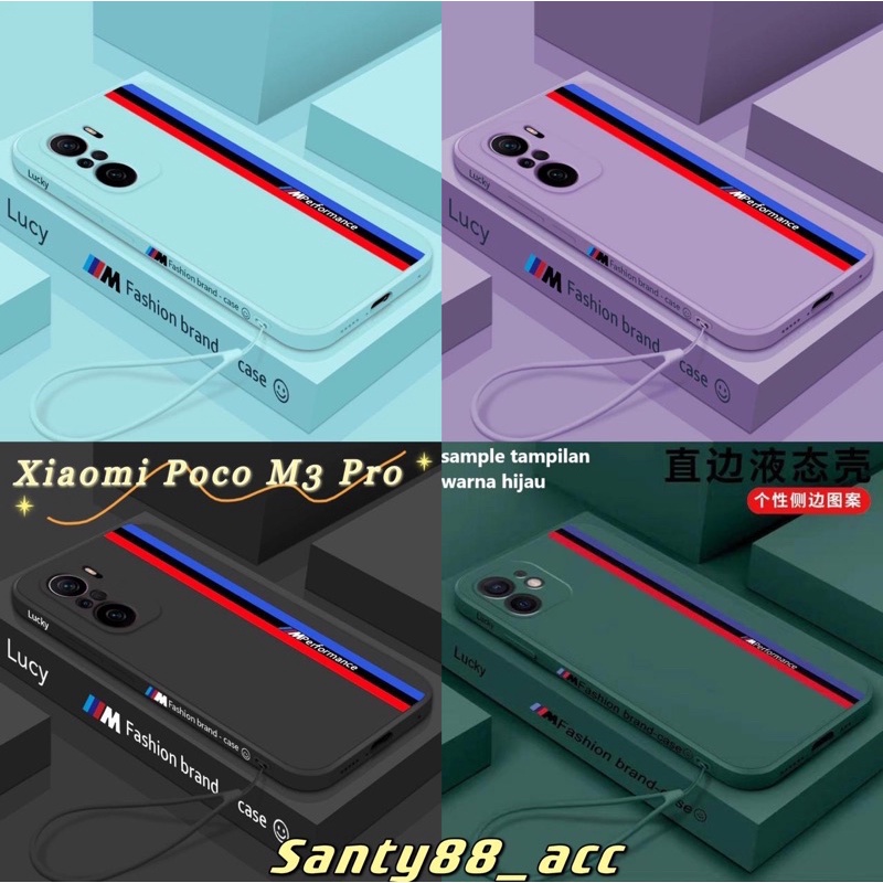 Softcase Xiaomi Poco M3 Pro Silicone Liquid Smiley Case Xiaomi Poco M3 Pro