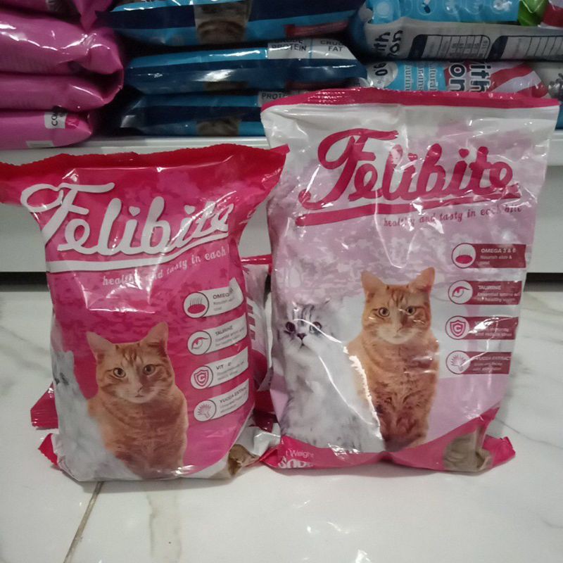 Felibite Catfood 500gr | makanan kucing felibite ikan dan donat