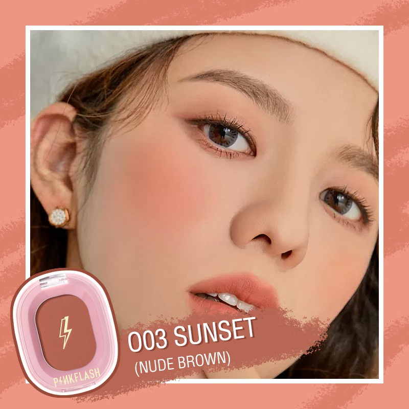 PinkFlash  OhMyHoney Soft Powder  Naturally Pigmented Blush O03 1Piece