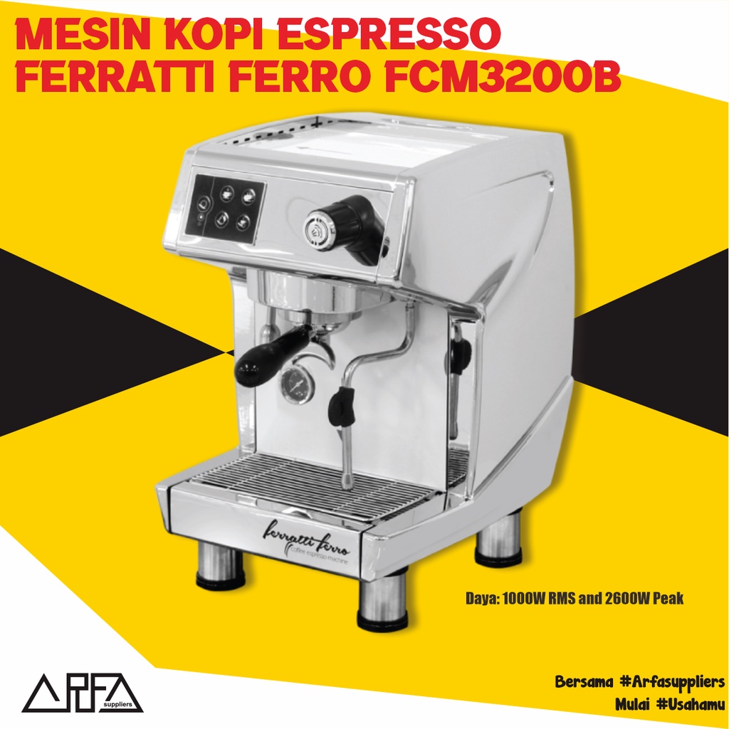 Mesin Kopi Espresso Ferratti Ferro FCM3200B