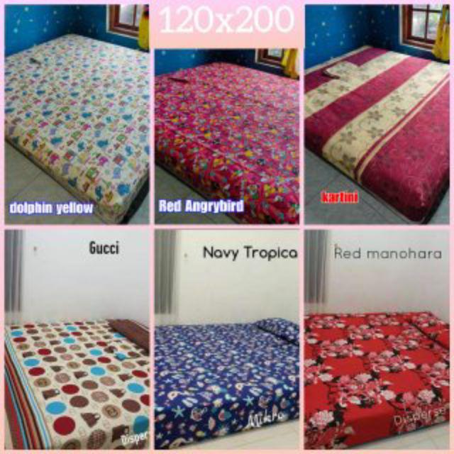 Kado Sprei Sprai Homemade Motif New Red Leaf