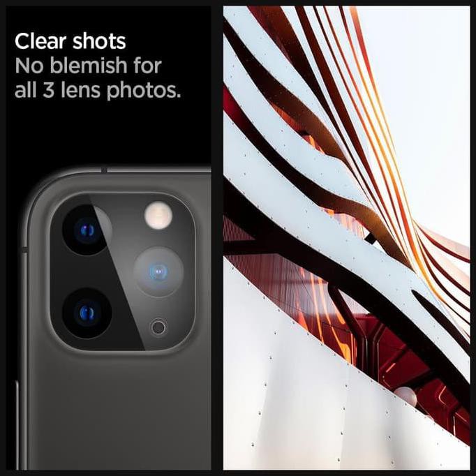 Dapatkan Camera Lens Protector Iphone 11 Pro / Max / 11 Spigen Tempered Glass - Iphone 11, Yellow