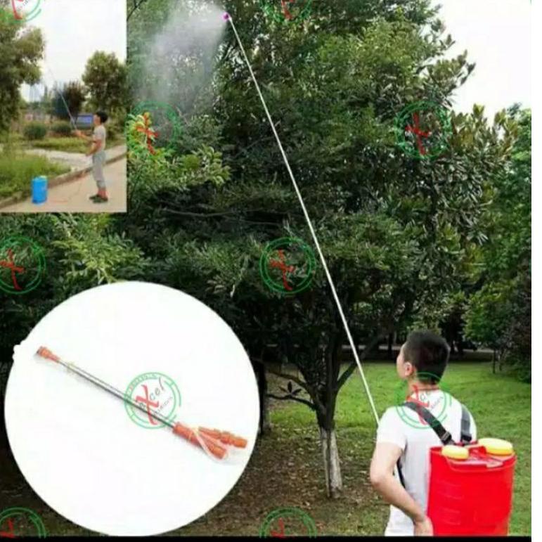stik teleskopik sprayer panjang 2.6meter Stik panjang sprayer elektrik stik semprotan hama ✪➢ ¯