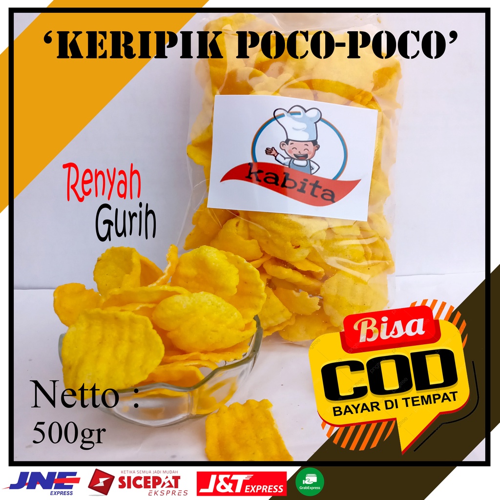 

Makanan Ringan Kerpik Poco-poco Terbaru Gurih 500gr - Cemilan Instan Murah ringan