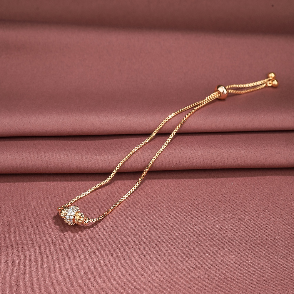 ✅COD gelang wanita titanium anti karat mewah rose gold gelang korean style aksesoris wanita gelang D367