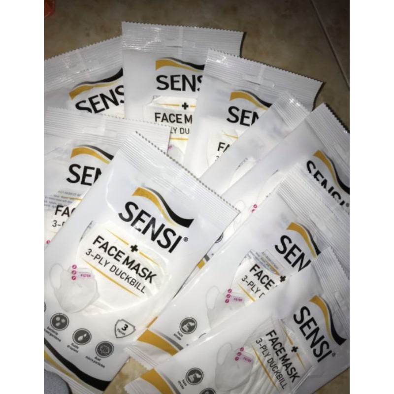 Masker Sensi Duckbill isi 3 Pcs Original