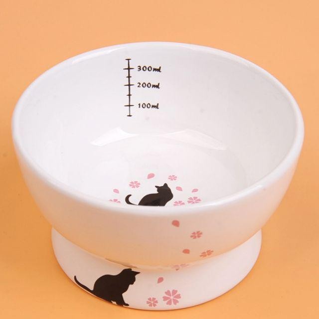 Tempat Makan dan Minum Tinggi Keramik Untuk Anjing dan Kucing