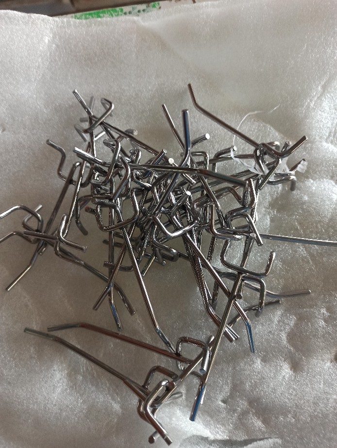 30 Pcs Kait Tripod Penyimpanan Ukuran 4 / 6 / 8 Inch Untuk Pegboard