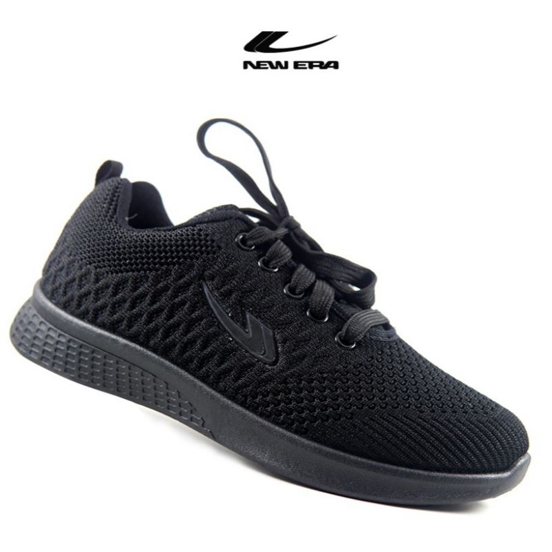 Sepatu Sneaker Wanita Murah New Era hitam | Sepatu Sneakers Original by New Era