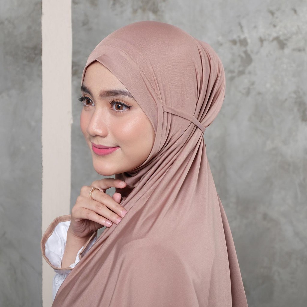 Rabiah Bergo Tali / Bergo Instan / Hijab Sport / Bergo Olahraga