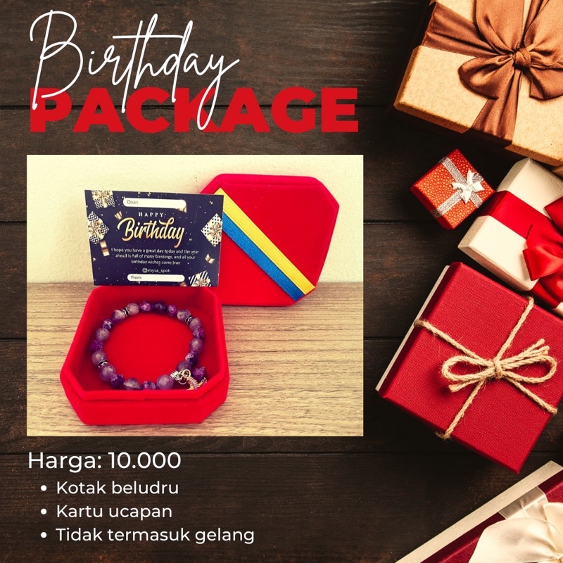

Birthday Package