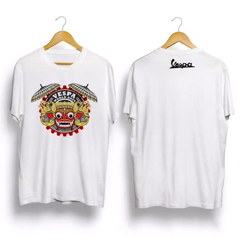 kaos Vespa world day bali 2022   Kaos unisex bisa dipakai pria dan wanita