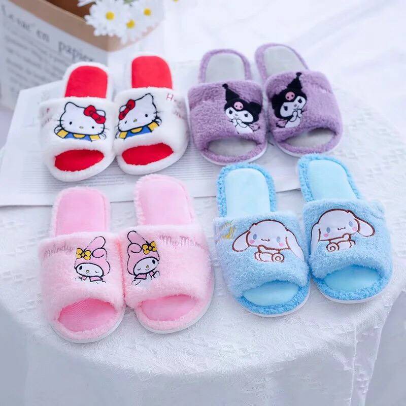 SANDAL RUMAH KUROMI CINNAMOROLL HELLO KITTY MELODY FULL BODY IMPOR SANDAL KAMAR