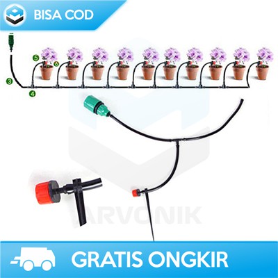 SET IRIGASI TAMAN GARDEN WATERING KIT LL-37 PERLENGKAPAN TERAS RUMAH