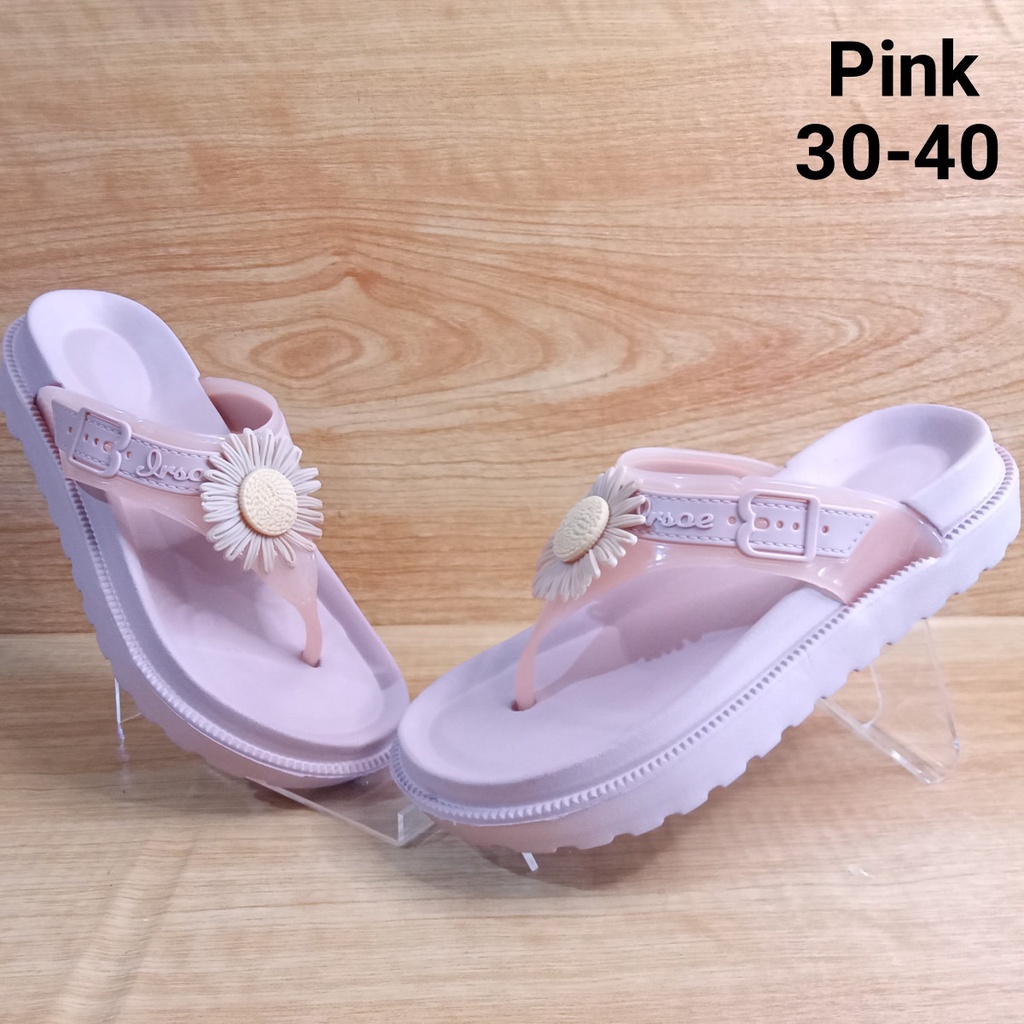 (COD) Sandal Jepit Santai Bunga Anak dan Dewasa Karet Irsoe 216