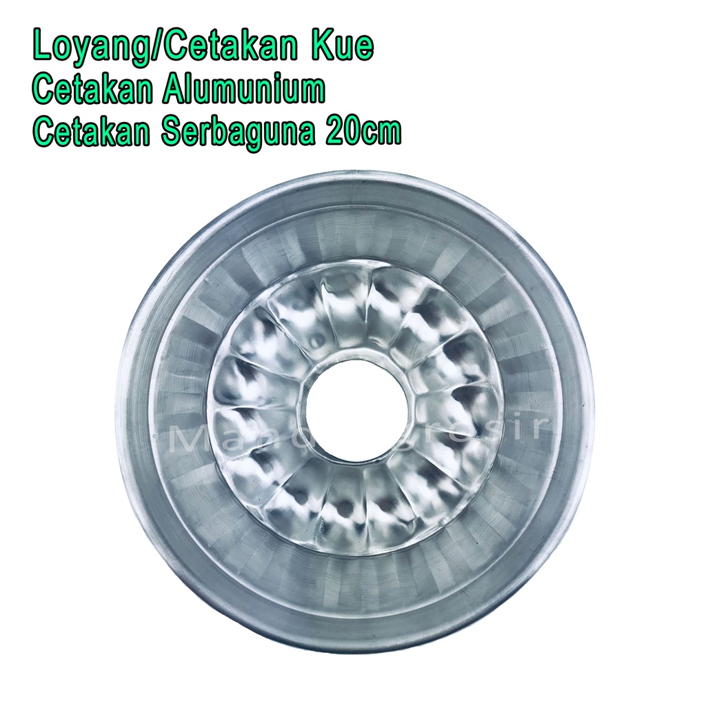 Cetakan Agar *Loyang Kue * Cetakan Serbaguna * Alumunium Uk.20cm