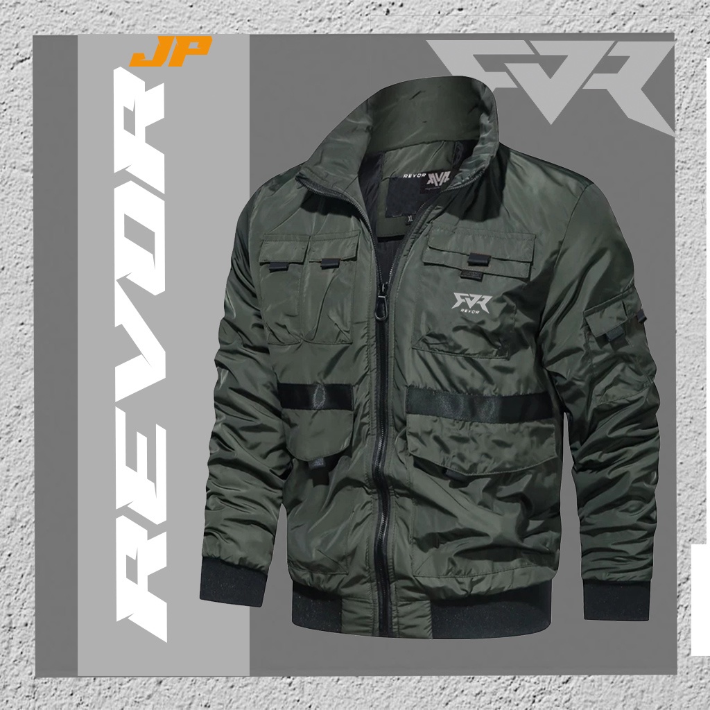 Revor JP Jaket Motor Windproof
