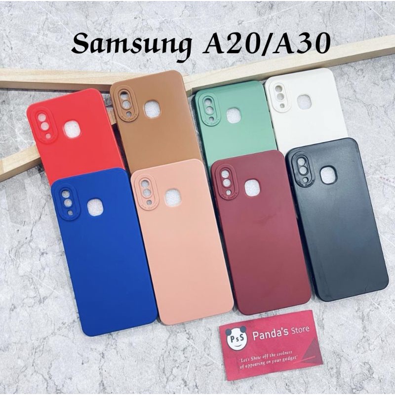 Softcase Pro Camera Samsung A20, A30 Candy Case Full Color 3D Silikon TPU