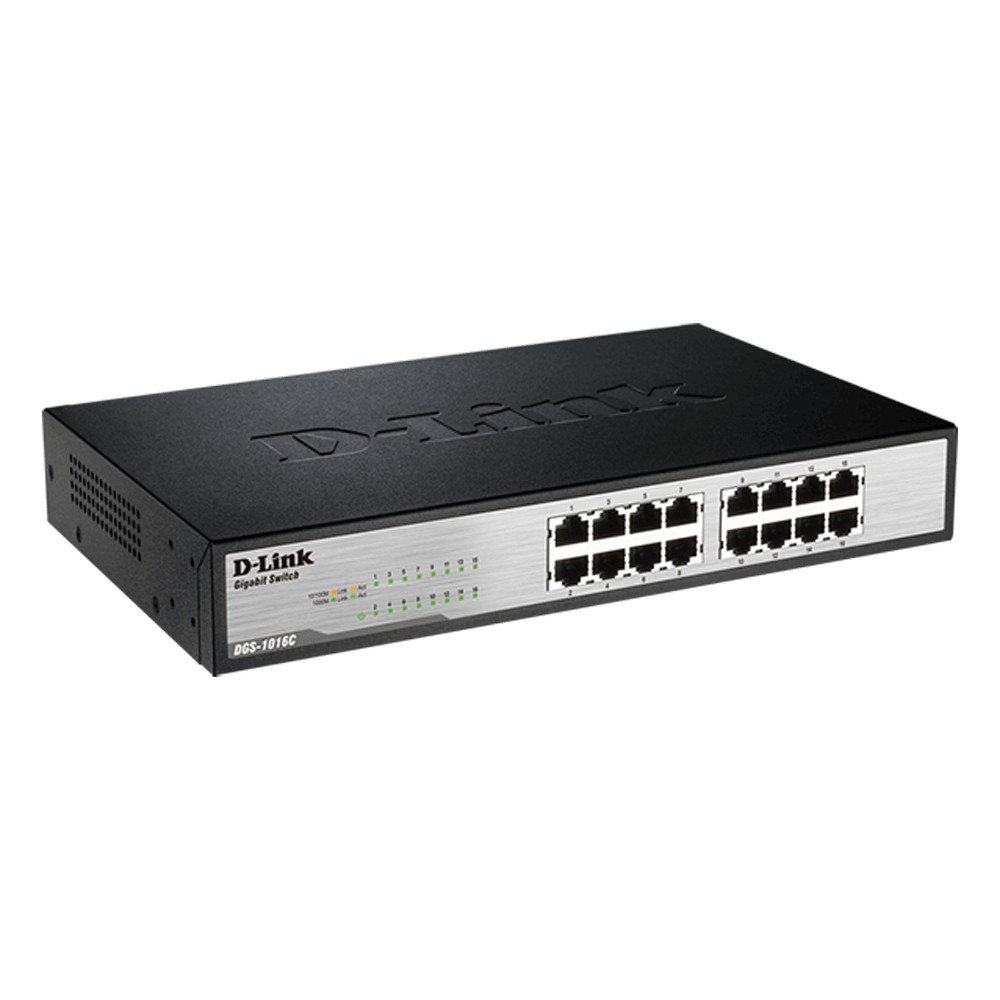 D-Link DGS-1016C - 16-Port Gigabit Unmanaged Switch