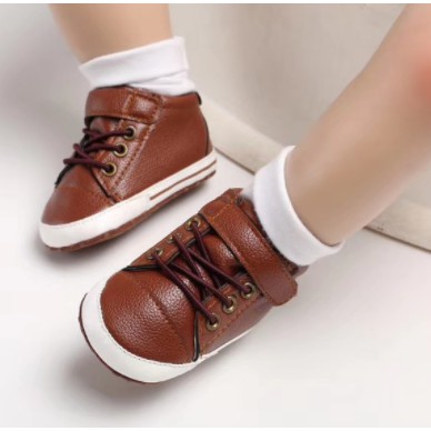 Plazababyku C530 BOOTS LEATHER Sepatu Anak Laki Sepatuanak Sepatu Bayi Prewalker Shoes