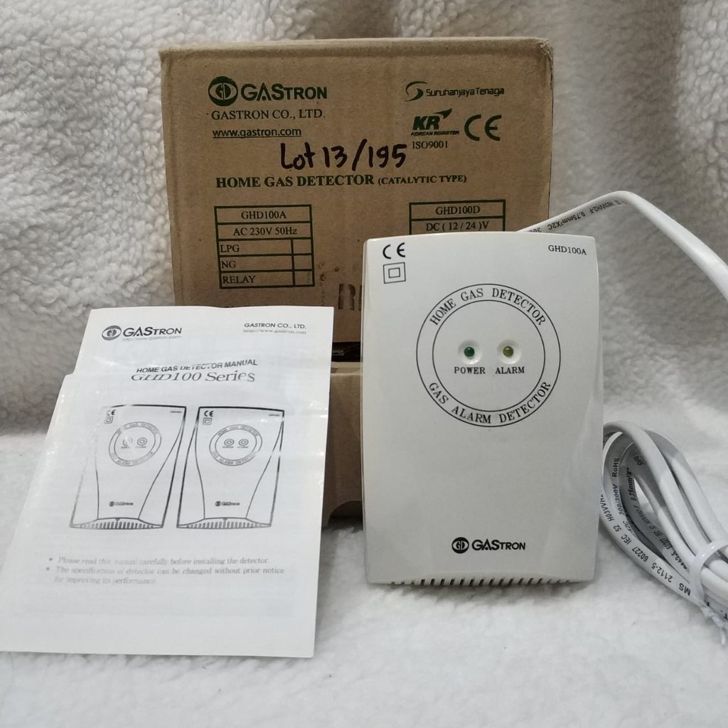 Gastron Wireless Detektor Gas bocor LPG Alarm Detector Korea