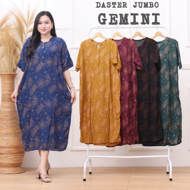 DJ Daster Jumbo Awan Baju Tidur Daster Dress Viral Pekalongan Batik Best Seller-DJ CABUT GEMINI