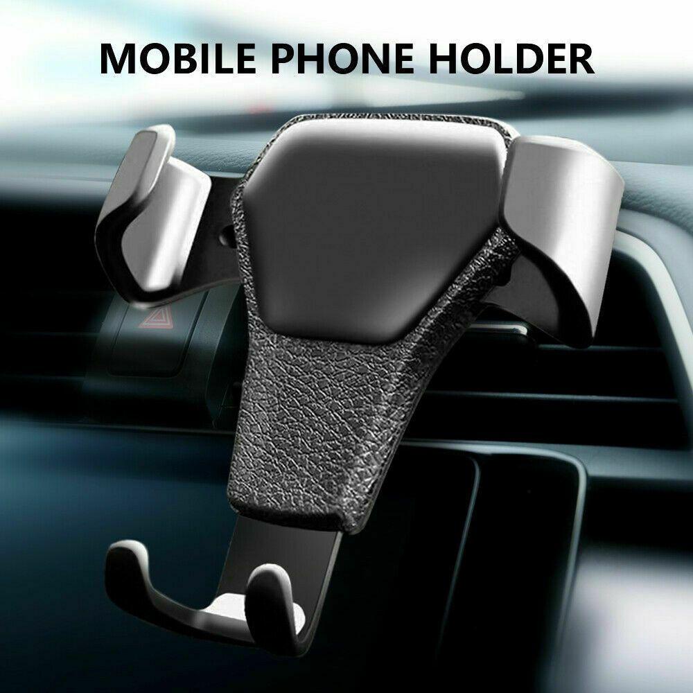 Top Dudukan Ponsel Mobil Hadiah Kenyamanan Klasik Hitam Universal Mount Stand