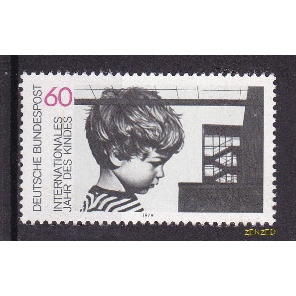 

0525 Perangko Jerman 1979 International Year of the Child 1v Mnh