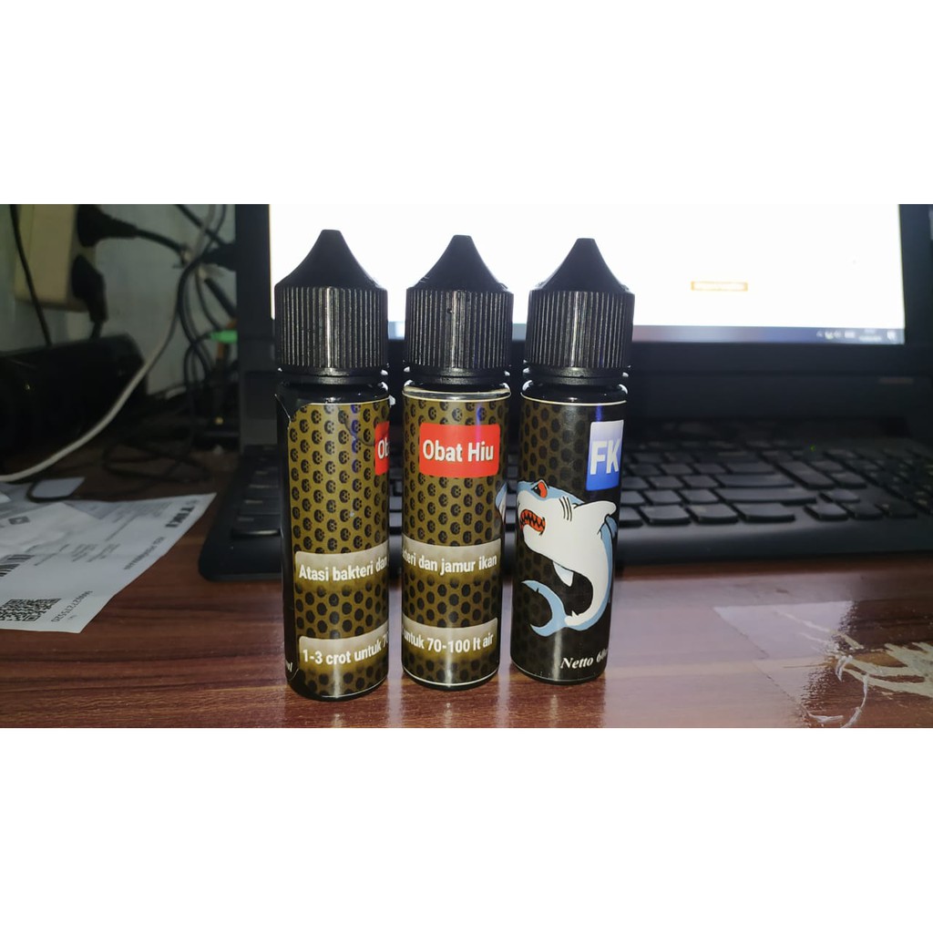 PROMO COD OBAT HIU FK Obat Penyakit Ikan untuk atasi Serangan Bakteri, Jamur, Parasit, Protozoa, dll