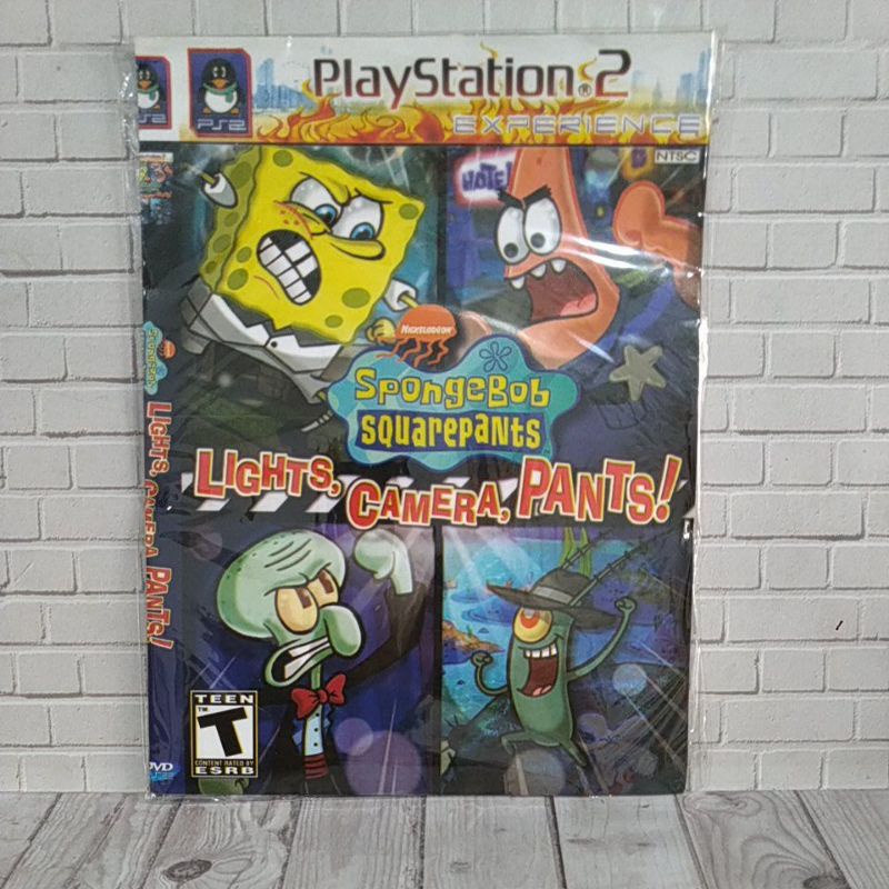 CD  KASET KOPAB PS2 SPONGEBOB Light Camera Pants