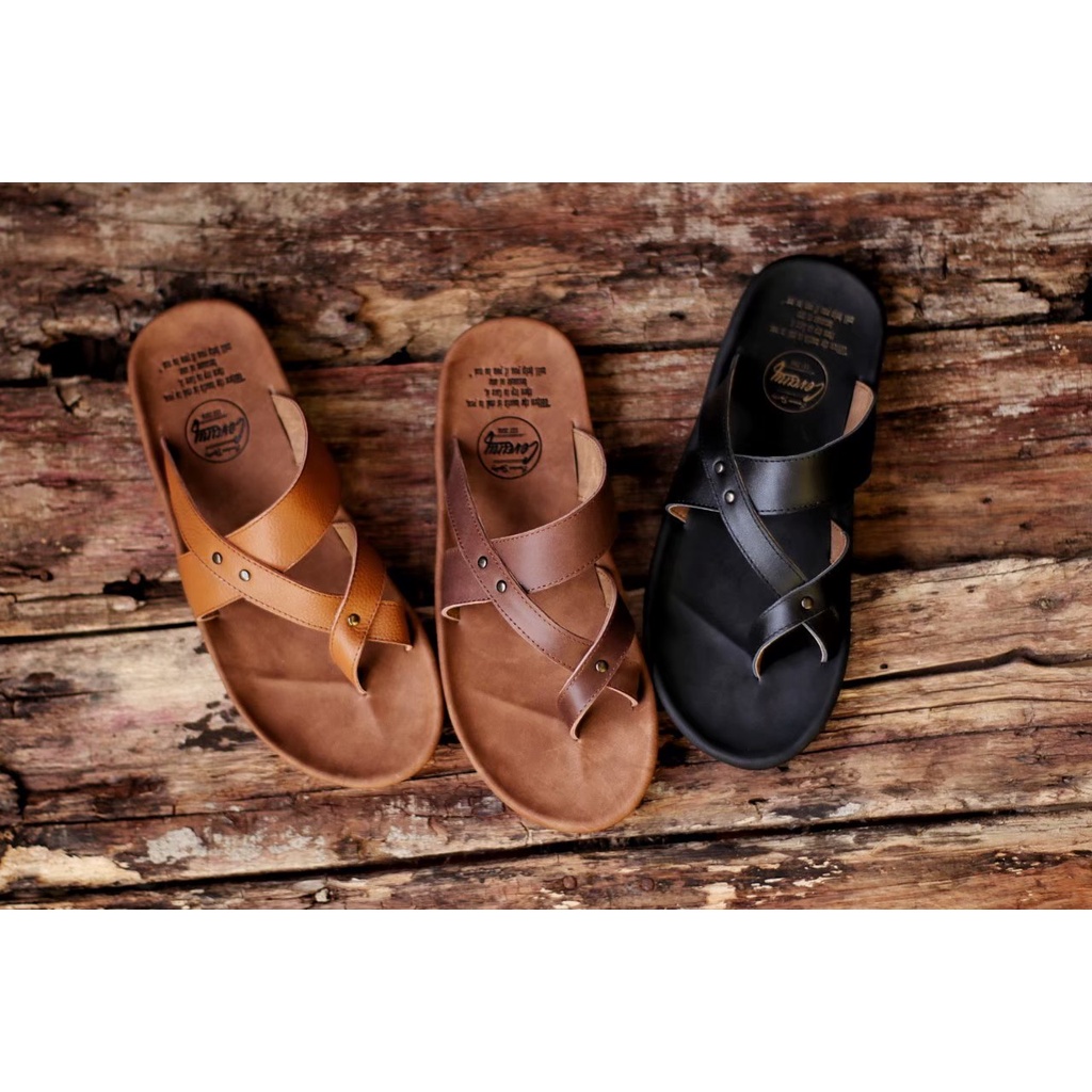 SANDAL JEPIT PRIA DEWASA SANTAI PRIA CEVANY WIROS KULIT ASLI ORIGINAL CASUAL 100% PRIA KERJA KANTOR NYAMAN || SANDAL JEPIT PRIA INDIAN TERBARU LEBARAN 2022